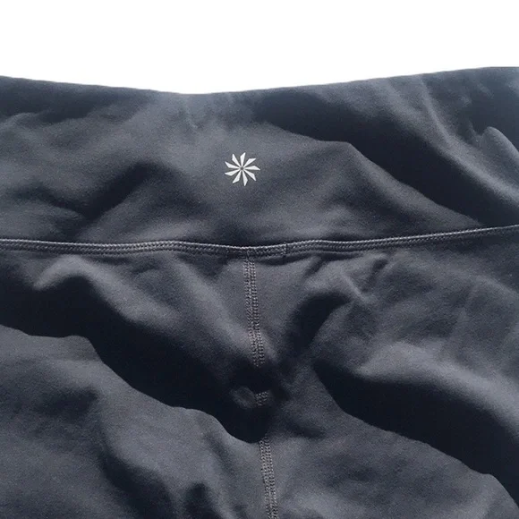 Athleta Chaturanga Gray Capri Crop Leggings in Flint Gray Size Small - Picture 8 of 8